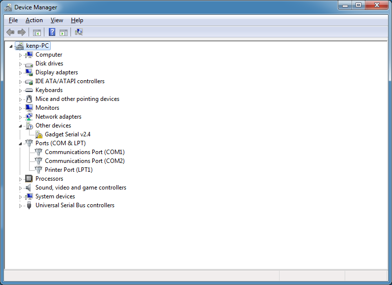 Windows 7 and the USB Gadget Serial v2.4